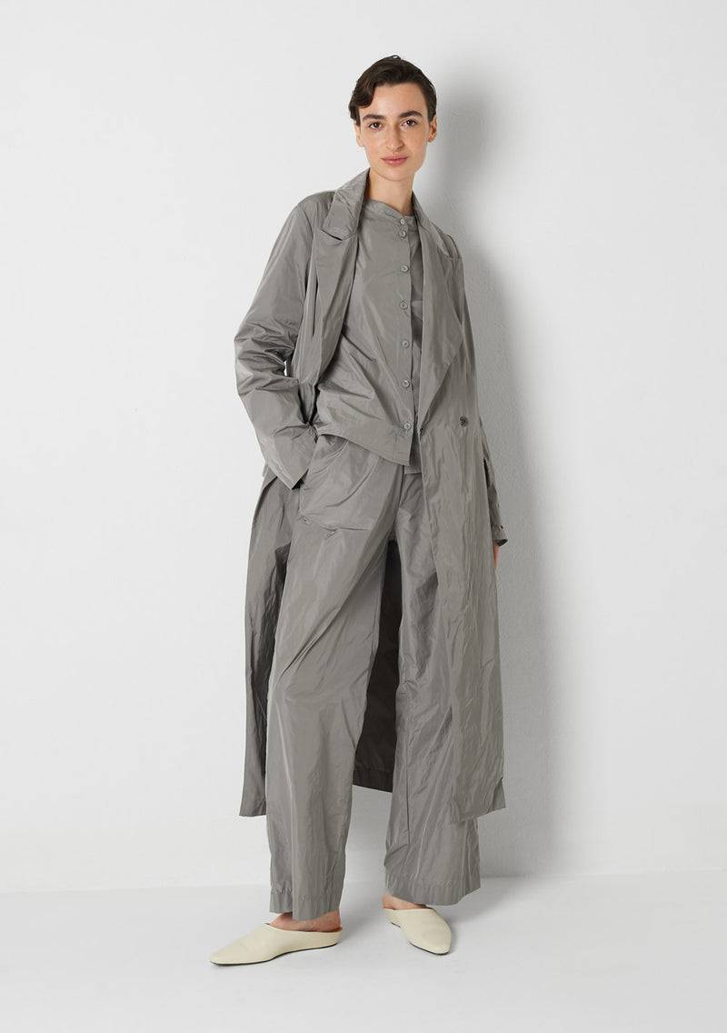 Katharina Hovman Long Coat heavy Taffeta, cement Riesige Ersparnisse