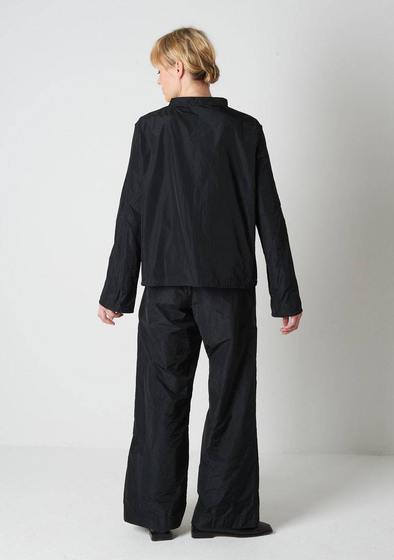 Katharina Hovman Japanbluse RIBSTOP, black Letzte 3 Tage