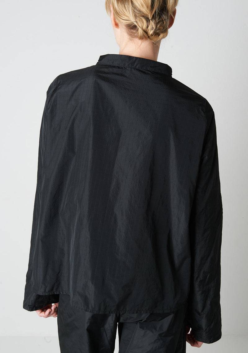 Katharina Hovman Japanbluse RIBSTOP, black Letzte 3 Tage