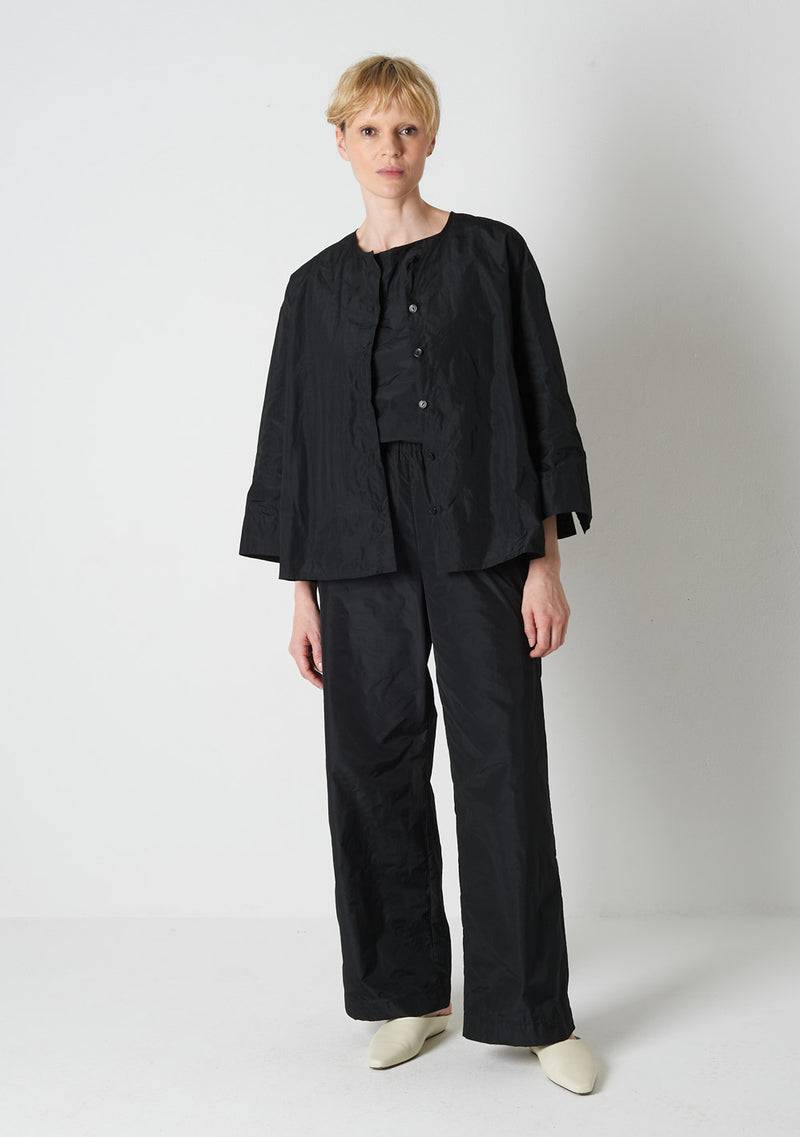 Katharina Hovman Big Blouse Short RIBSTOP, black JETZT KAUFEN