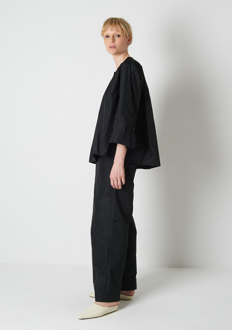 Katharina Hovman Big Blouse Short RIBSTOP, black JETZT KAUFEN