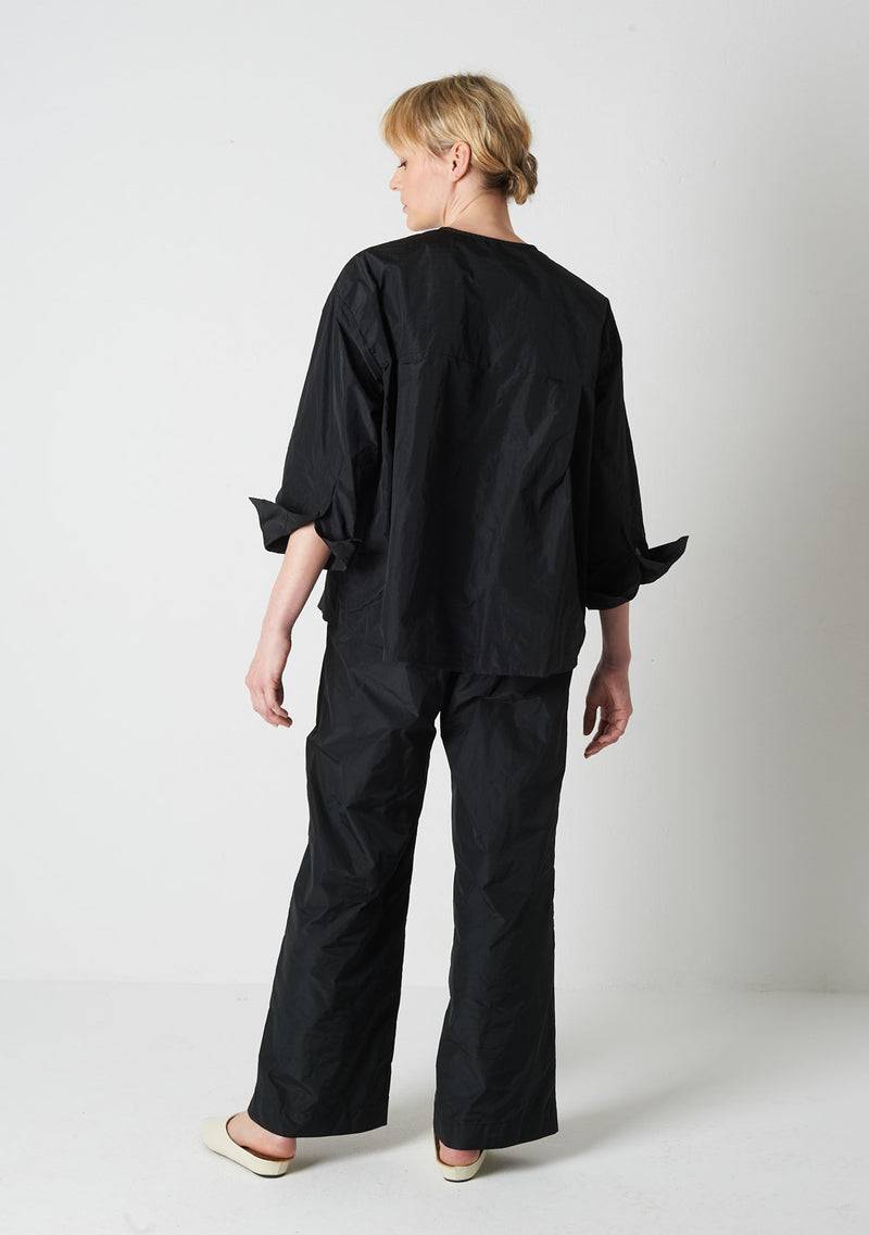 Katharina Hovman Big Blouse Short RIBSTOP, black JETZT KAUFEN