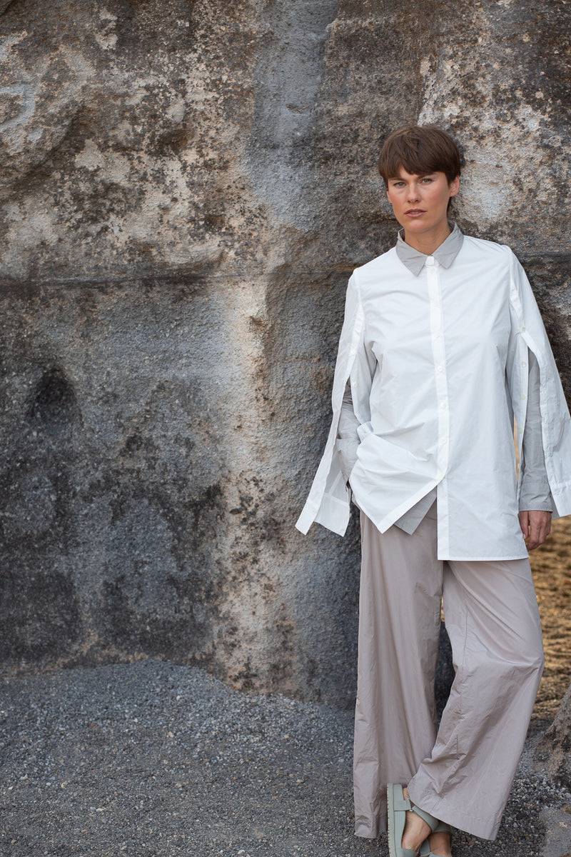 Katharina Hovman Button Blouse white Discount Store für neue Produkte