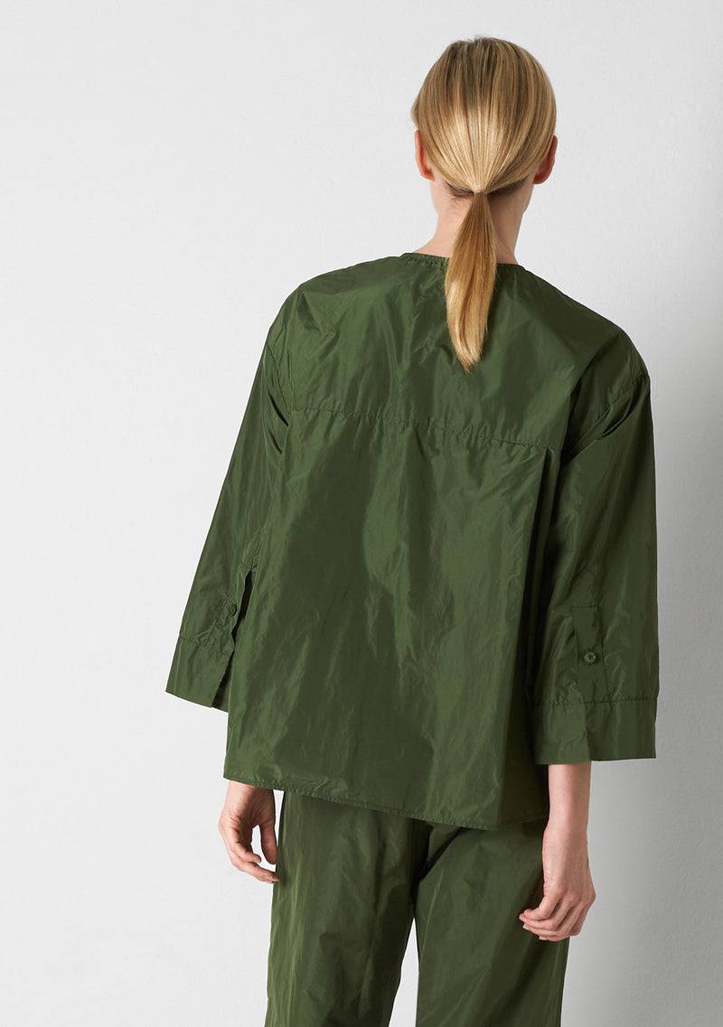 Katharina Hovman Big Blouse Short green tea Im Verkauf