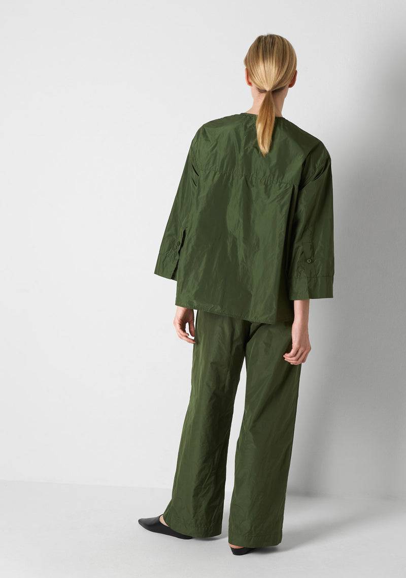 Katharina Hovman Big Blouse Short green tea Im Verkauf