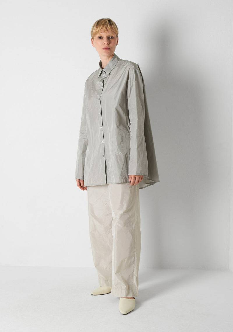 Katharina Hovman Bluse weit silver Auslauf