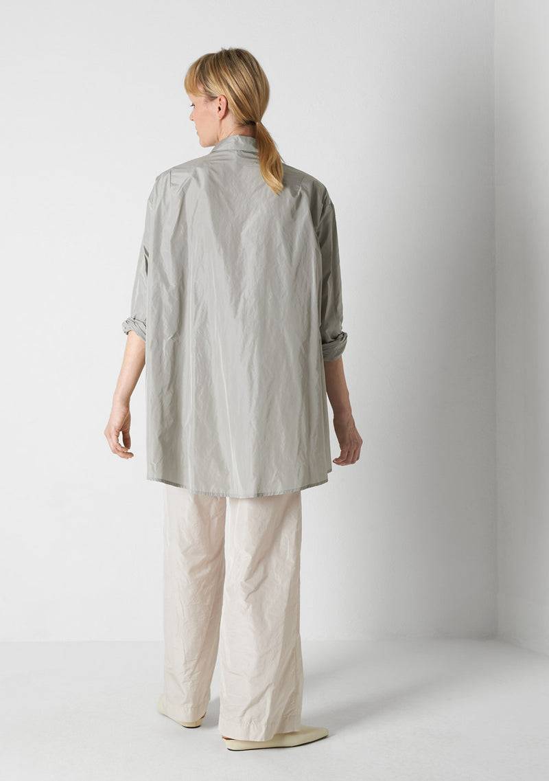 Katharina Hovman Bluse weit silver Auslauf
