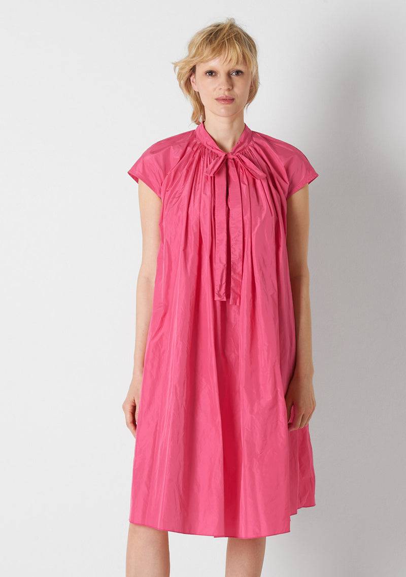 Katharina Hovman Pleats Dress flamingo Fabrikverkauf