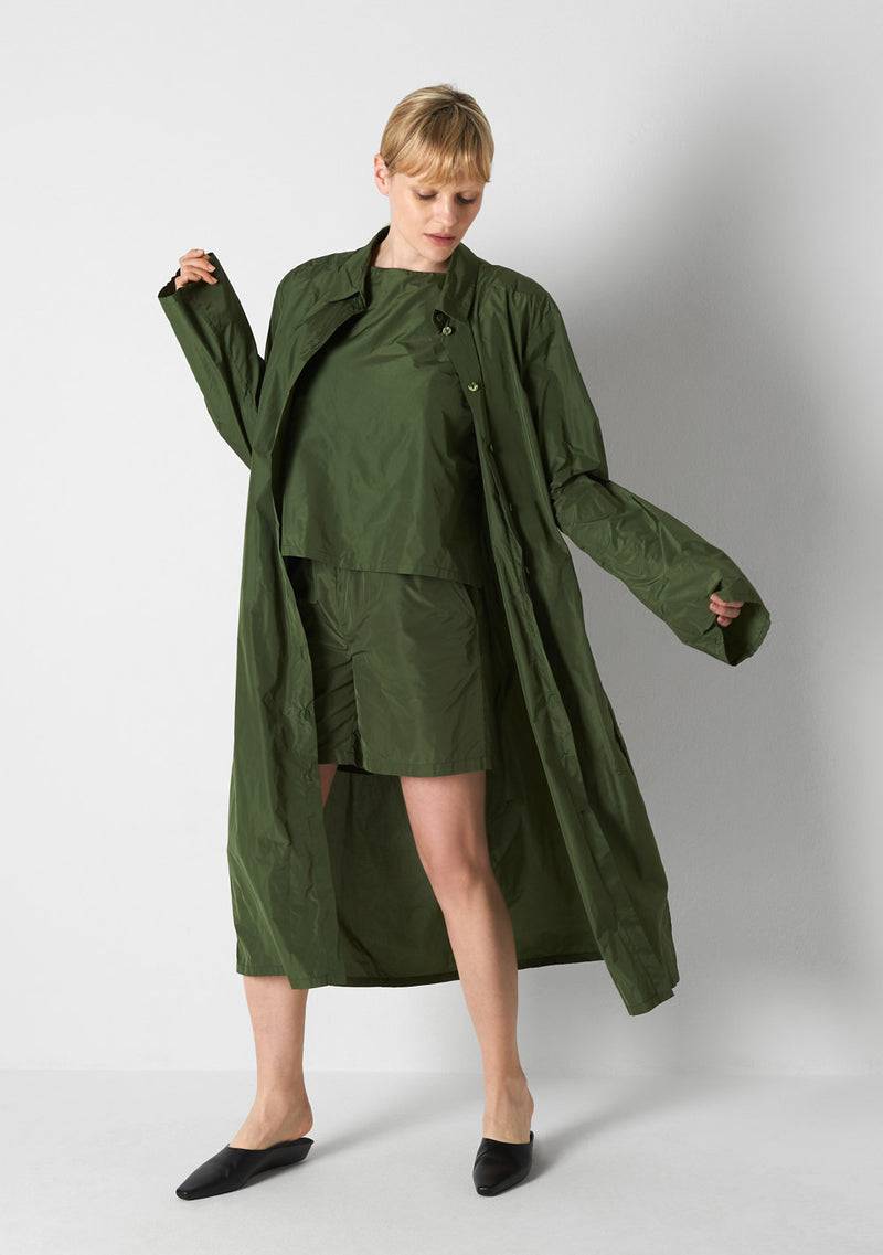 Katharina Hovman Big Dress long green tea Rabatt