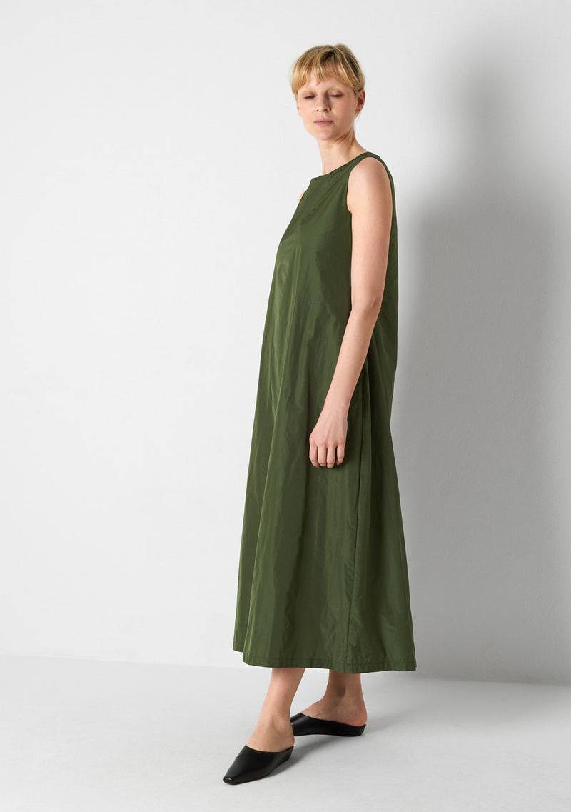 Katharina Hovman Plain Dress long green tea Weihnachtsangebot