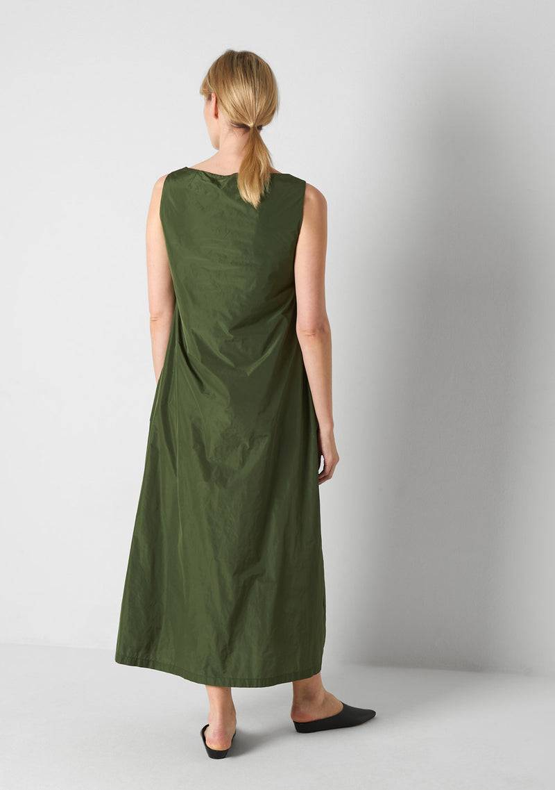 Katharina Hovman Plain Dress long green tea Weihnachtsangebot