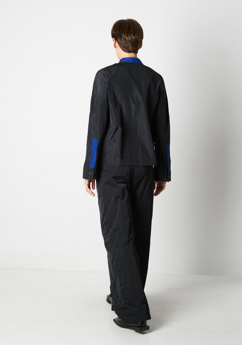 Katharina Hovman Kimonobluse black/royal Tiefpreis