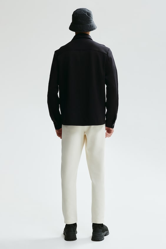 HM Overshirt aus Scuba in Regular Fit Neueste Mode