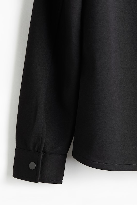 HM Overshirt aus Scuba in Regular Fit Neueste Mode