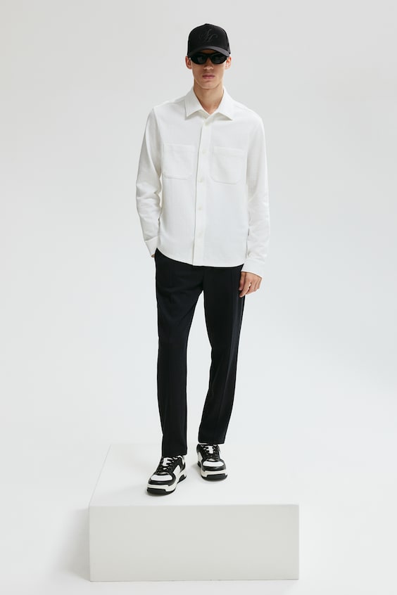 HM Overshirt mit Struktur in Regular Fit Tägliche Deals