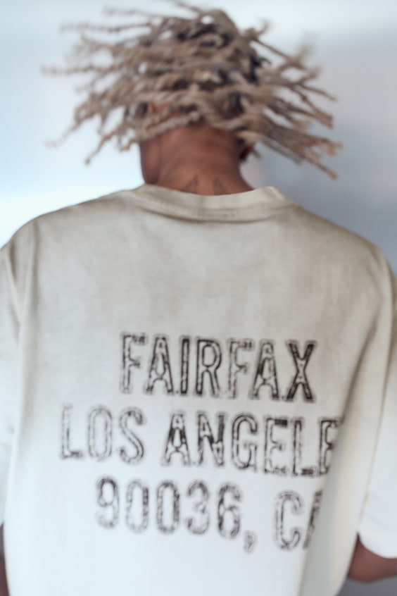 HM Bedrucktes T-Shirt in Oversized Fit VIP-Rabatte