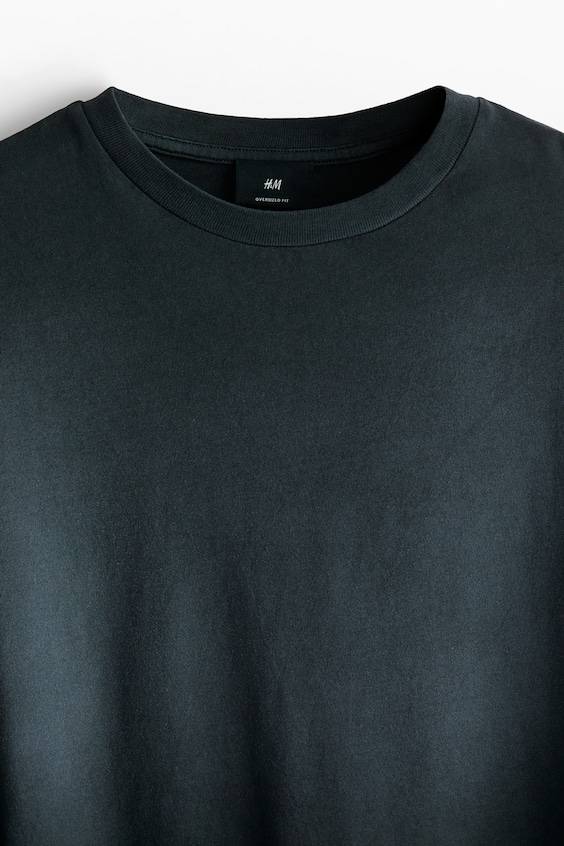 HM Doppellagiges T-Shirt in Oversized Fit Tiefpreis
