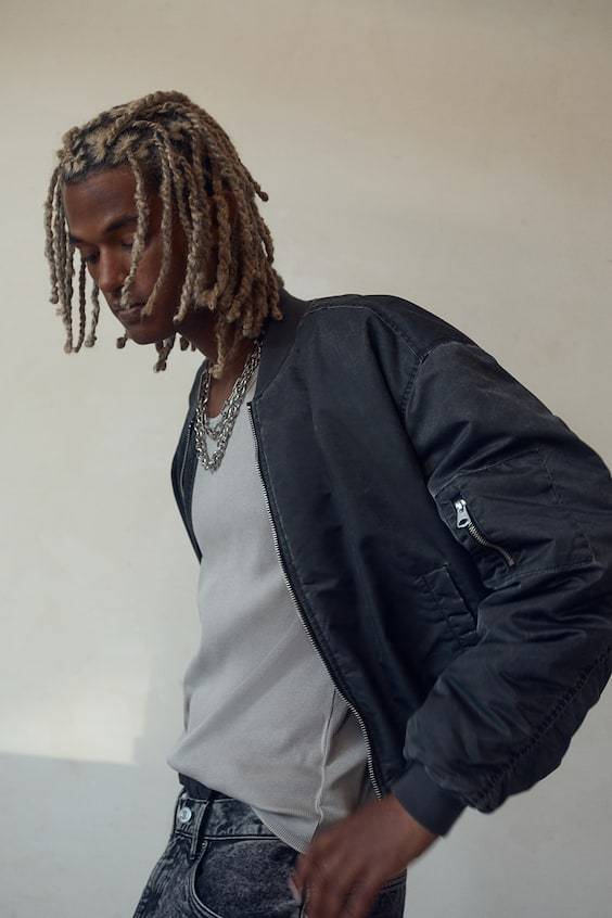 HM Oversized Pilotenjacke im Washed-Look Wochenangebot