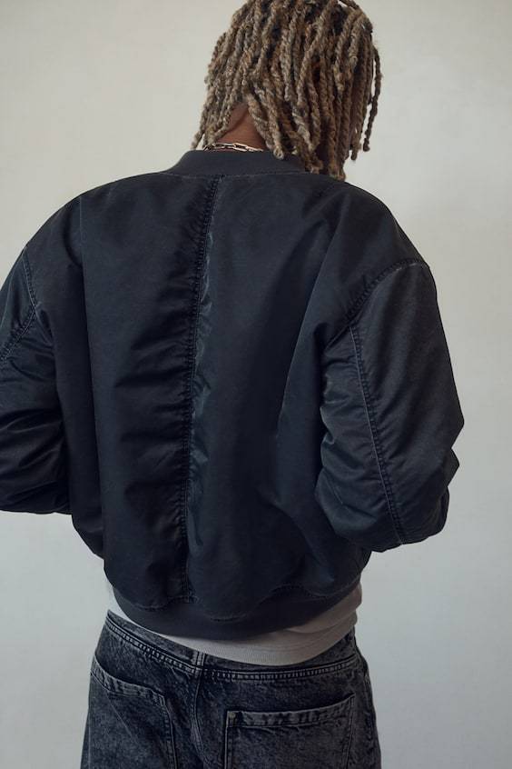 HM Oversized Pilotenjacke im Washed-Look Wochenangebot