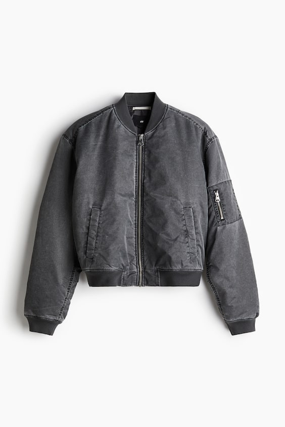 HM Oversized Pilotenjacke im Washed-Look Wochenangebot