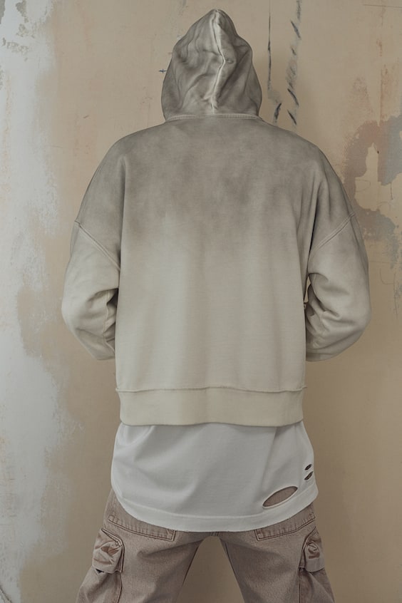HM Bedruckter Hoodie in Oversized Fit Begrenzte Freigabe