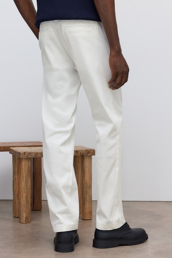 HM Baumwollchino in Regular Fit Neueste Stile