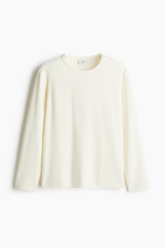 HM Langarmshirt mit Waffelstruktur in Regular Fit Nur für heute