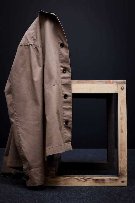 HM Overshirt aus Twill in Regular Fit Sonderangebot der Fabrik