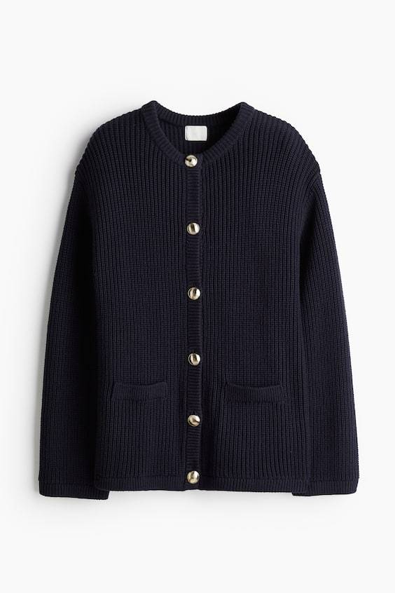 HM Cardigan in Rippstrick Super Rabatt