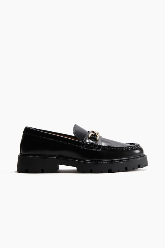 HM Chunky Loafer aus Leder Riesige Rabatte