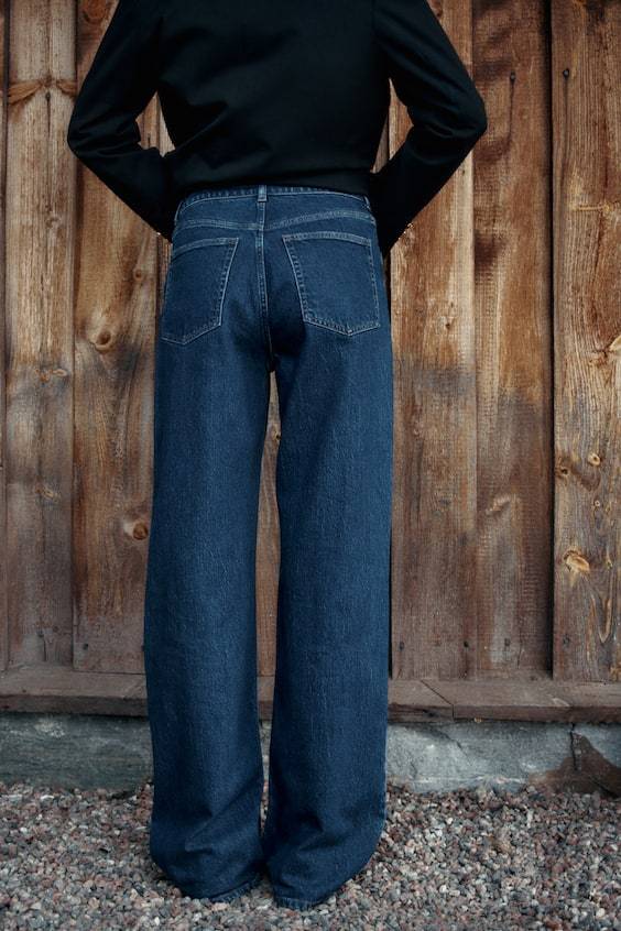 HM Wide High Jeans 50% Rabatt mit kostenlosem Versand
