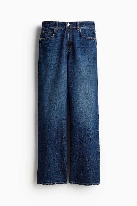 HM Wide High Jeans 50% Rabatt mit kostenlosem Versand