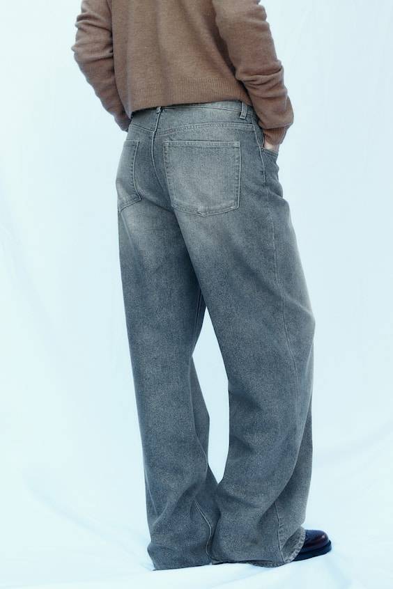 HM Weite Jeans Im Verkauf