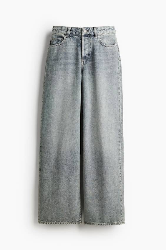 HM Weite Jeans Im Verkauf