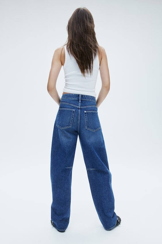 HM Super Barrel Regular Jeans Outlet