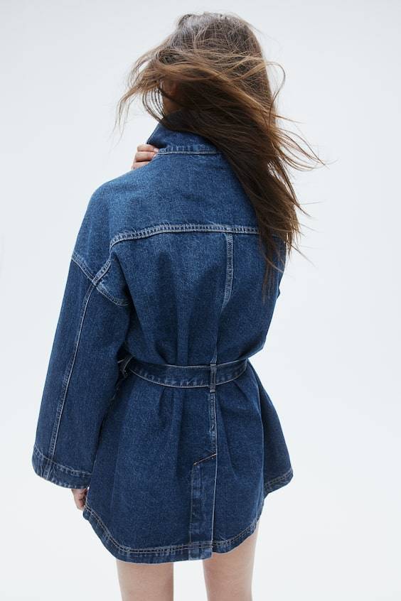 HM Denimjacke mit Bindegürtel Angebote