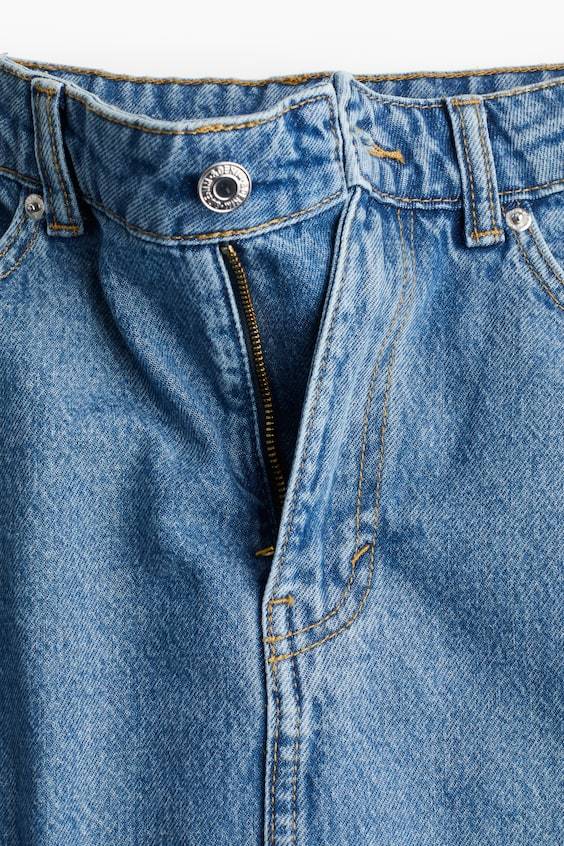 HM Ausgestellter Denimrock Schlussverkauf