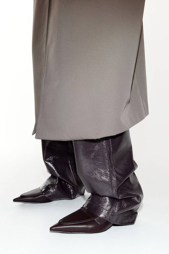 HM Straight coated trousers Fabrikverkauf