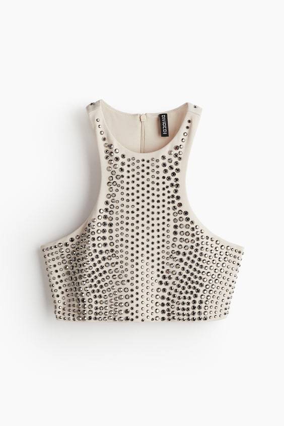 HM Studded crop top Blitzverkäufe