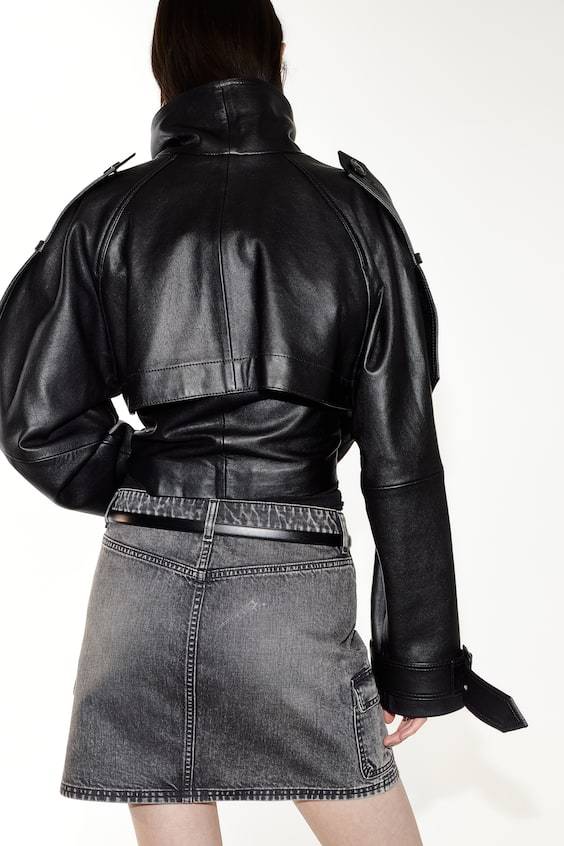 HM Cargo-Minirock aus Denim Fabrik Onlineshop
