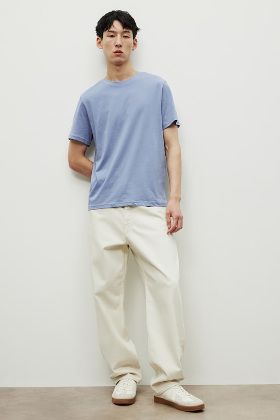 HM T-Shirt in Regular Fit Schlussverkauf