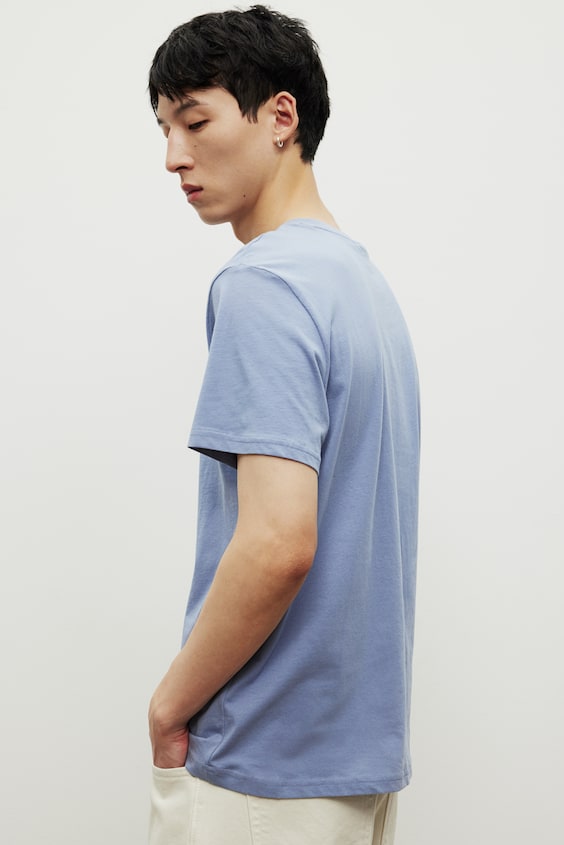 HM T-Shirt in Regular Fit Schlussverkauf