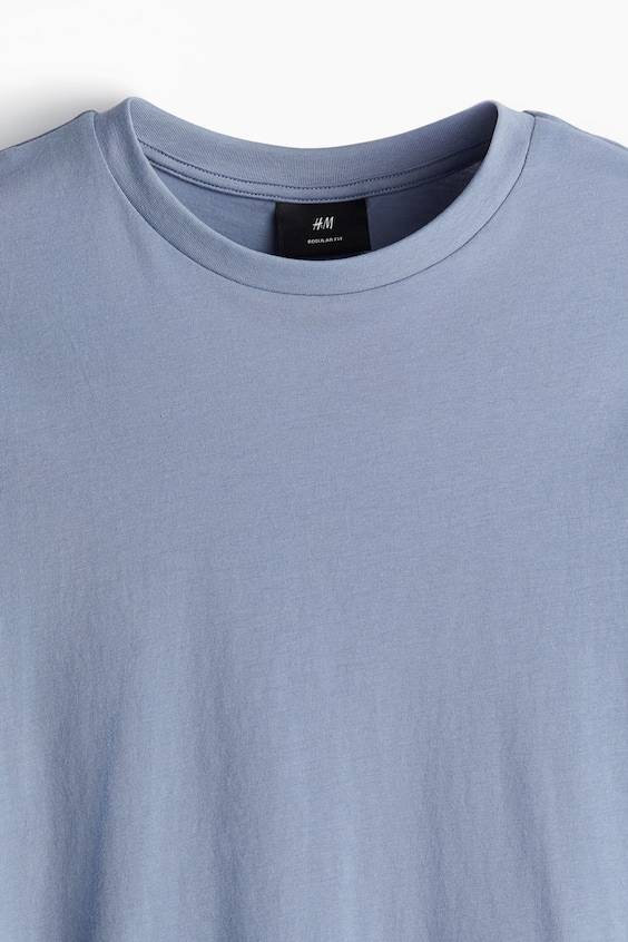 HM T-Shirt in Regular Fit Schlussverkauf