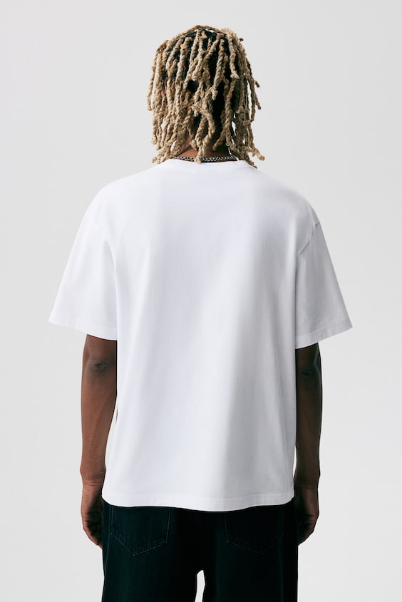 HM Bedrucktes T-Shirt in Loose Fit Flash Sale
