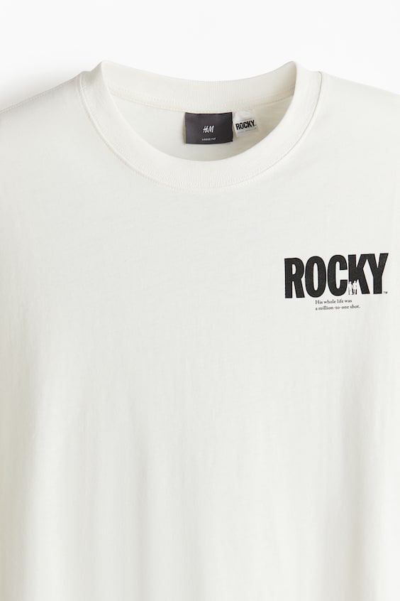 HM T-Shirt in Loose Fit Online Shopping
