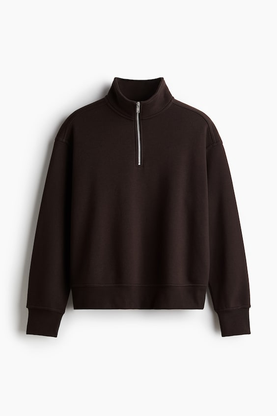 HM Sweatshirt mit Zipper in Loose Fit Vierteljährliche Förderung