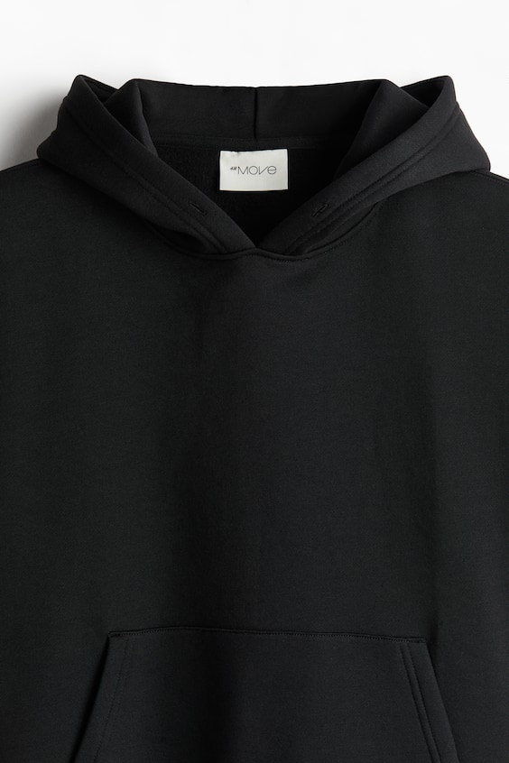 HM Ärmelloser Sport-Hoodie in Loose Fit Auslauf