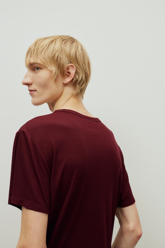 HM Slim Fit T-shirt Kostenloser Versand