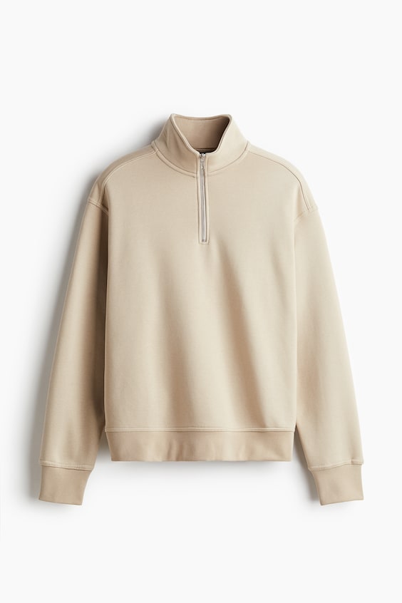 HM Sweatshirt mit Zipper in Loose Fit Fabrik Onlineshop