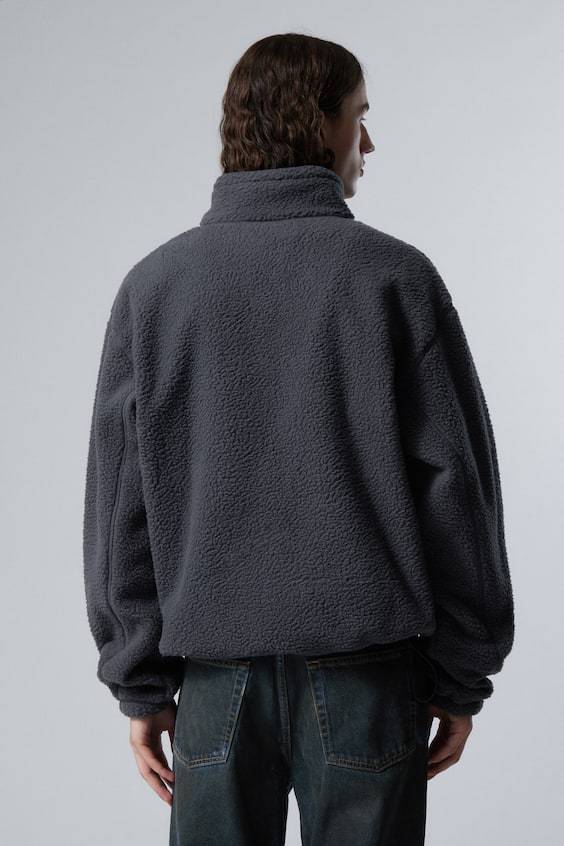 HM Fleece-Pullover mit Half-Zip 50% Rabatt für begrenzte Zeit